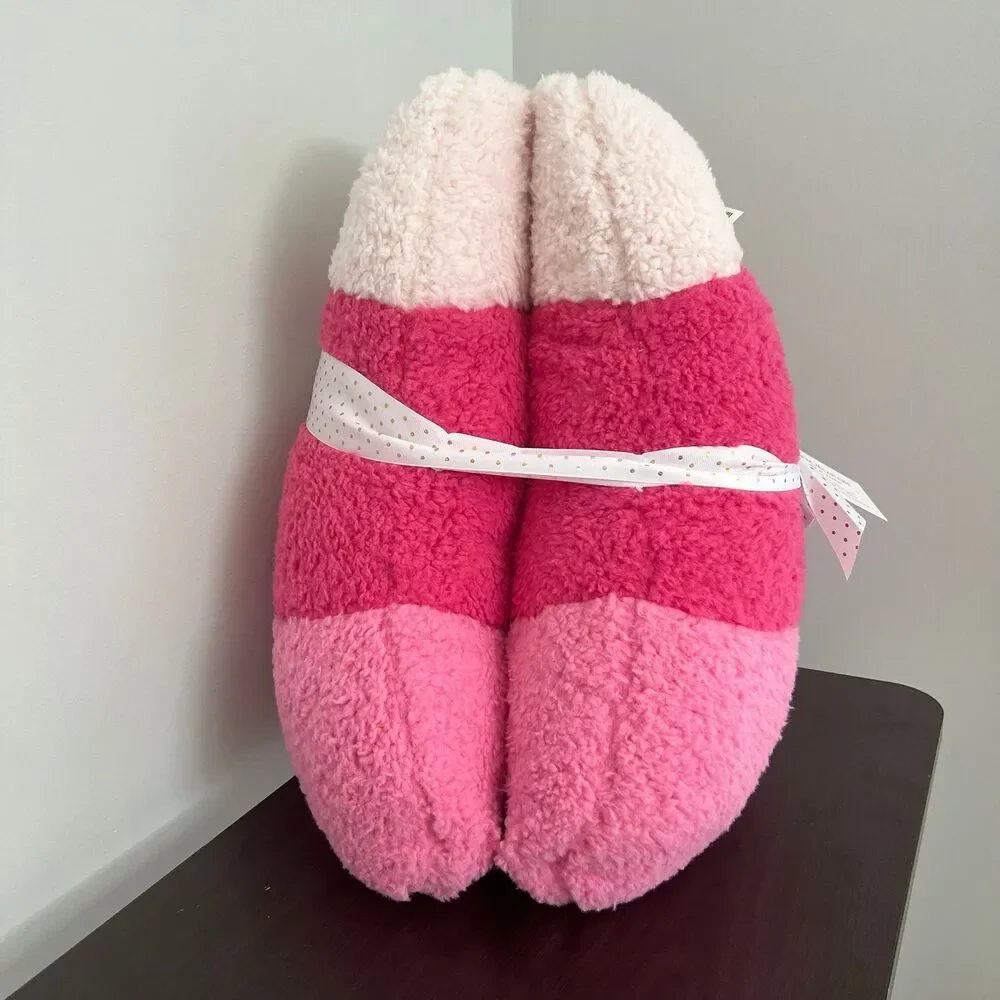 Isaac Mizrahi Pink Candy Corn Pillows + Matching Rachel Zoe Halloween Blanket